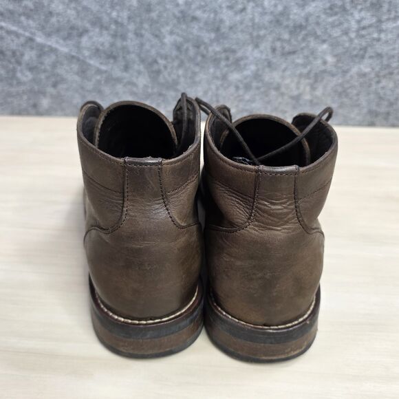 Rhodes Felix Chukka Lace Up Boots Huckberry Brown Leather Men's US Size 10 - Picture 8 of 10